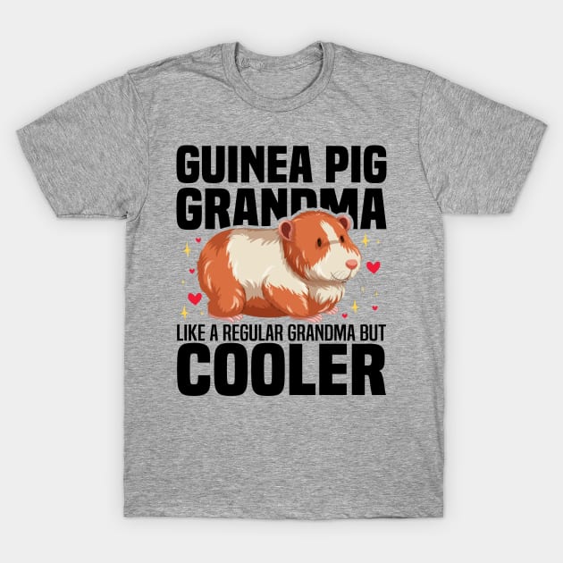 Guinea Pig Grandma like a regular Grandma but cooler T-Shirt by BenTee